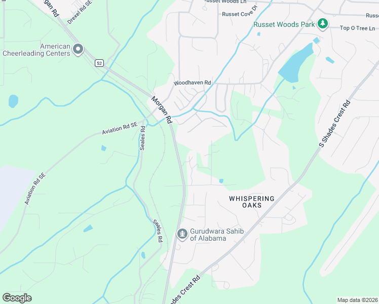 map of restaurants, bars, coffee shops, grocery stores, and more near 3273 Morgan Road in Bessemer