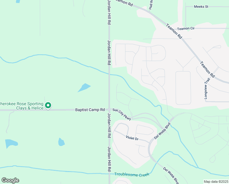 map of restaurants, bars, coffee shops, grocery stores, and more near 131 Jasper Court in Griffin