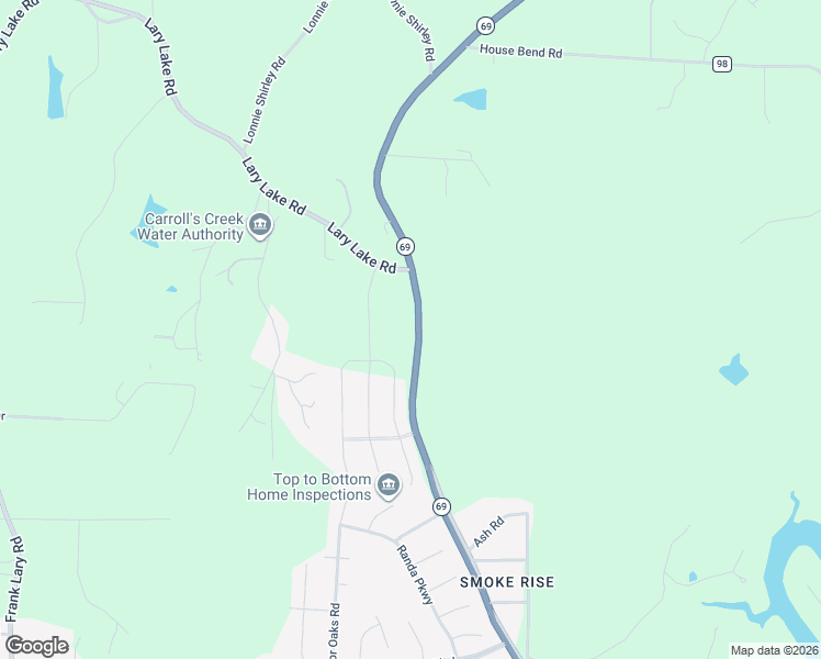 map of restaurants, bars, coffee shops, grocery stores, and more near 14176 Alabama 69 in Northport