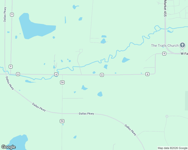map of restaurants, bars, coffee shops, grocery stores, and more near 13346 County Road 8 in Celina