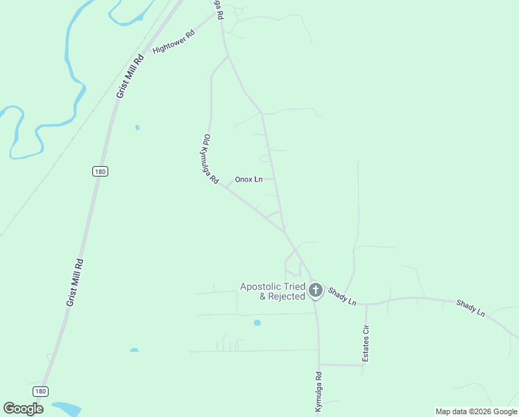 map of restaurants, bars, coffee shops, grocery stores, and more near 1635 Kymulga Road in Childersburg