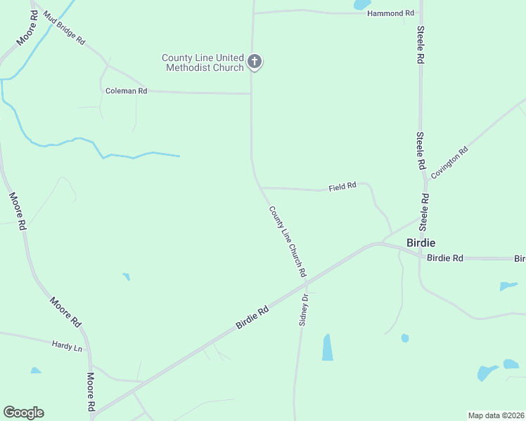 map of restaurants, bars, coffee shops, grocery stores, and more near 155 County Line Church Road in Griffin