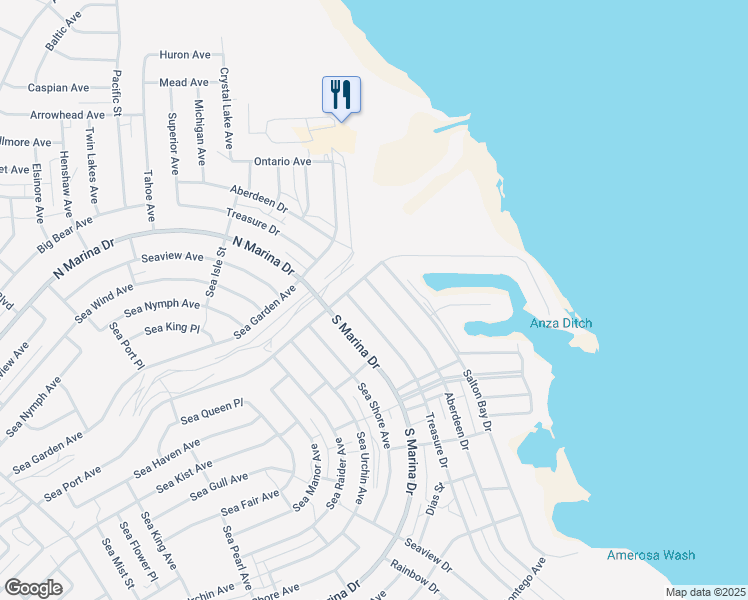 map of restaurants, bars, coffee shops, grocery stores, and more near 2679 Aberdeen Drive in Thermal