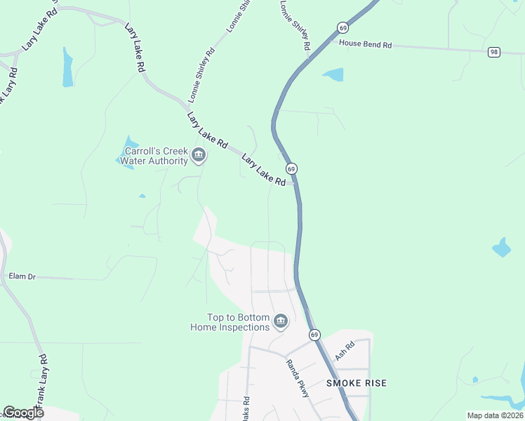 map of restaurants, bars, coffee shops, grocery stores, and more near 14176 Alabama 69 in Northport