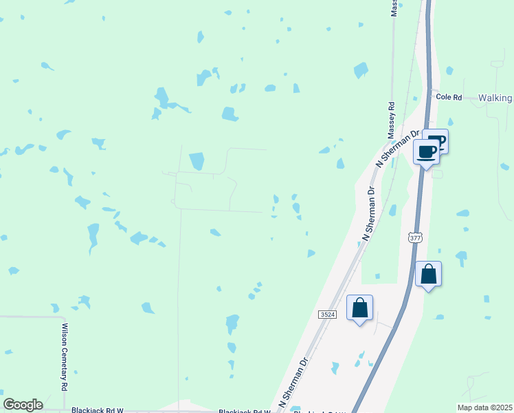 map of restaurants, bars, coffee shops, grocery stores, and more near 8777 Richter Road in Cross Roads