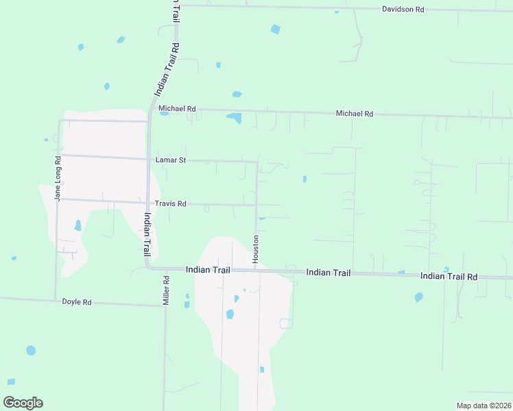 map of restaurants, bars, coffee shops, grocery stores, and more near 5068 Houston in Sanger