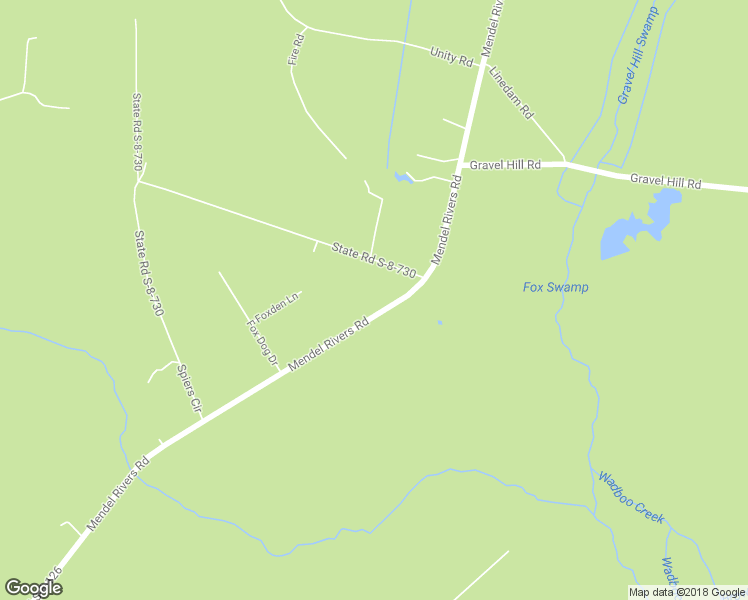 map of restaurants, bars, coffee shops, grocery stores, and more near 1160 Mendel Rivers Road in Bonneau