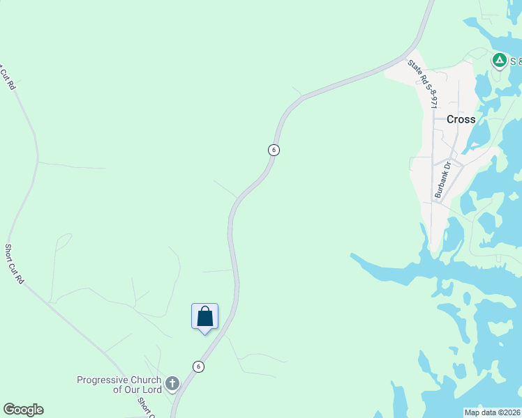 map of restaurants, bars, coffee shops, grocery stores, and more near 1680 Ranger Drive in Cross