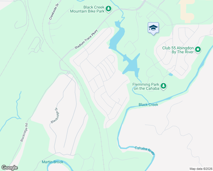 map of restaurants, bars, coffee shops, grocery stores, and more near 3092 Sydenton Drive in Hoover