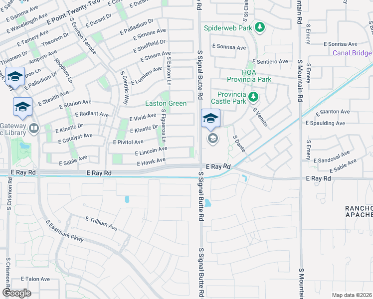 map of restaurants, bars, coffee shops, grocery stores, and more near in Mesa