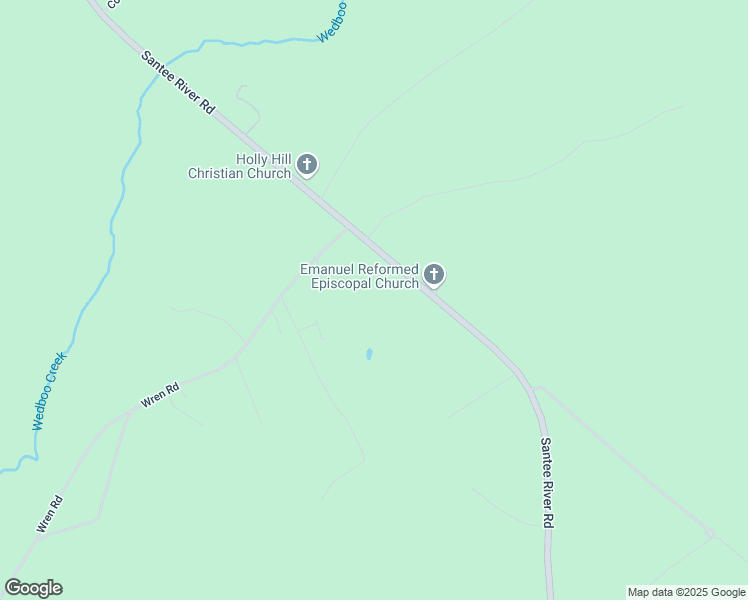 map of restaurants, bars, coffee shops, grocery stores, and more near 1735 Santee River Road in Saint Stephen