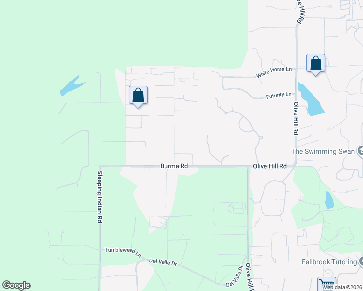 map of restaurants, bars, coffee shops, grocery stores, and more near 3764 Cazador Lane in Fallbrook