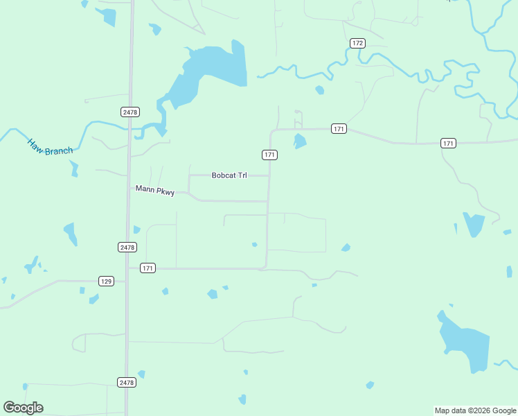 map of restaurants, bars, coffee shops, grocery stores, and more near 1815 Mann Parkway in Celina
