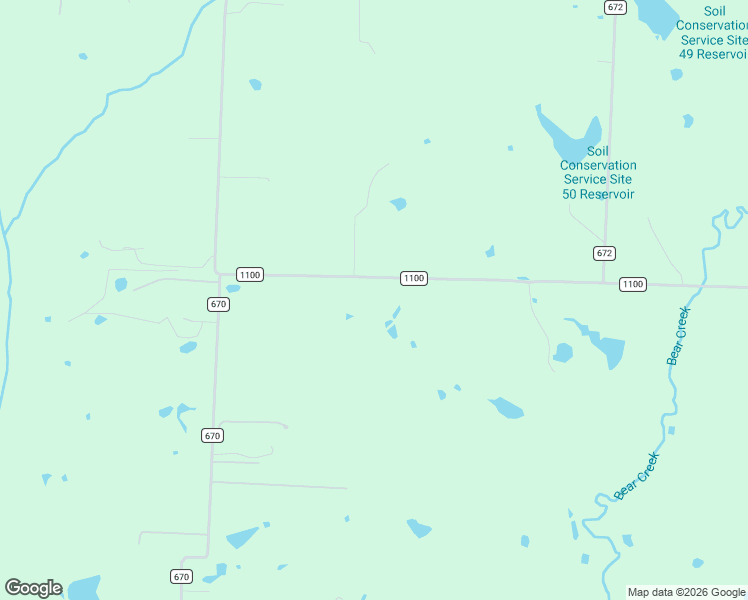 map of restaurants, bars, coffee shops, grocery stores, and more near 15039 County Road 1100 in Blue Ridge