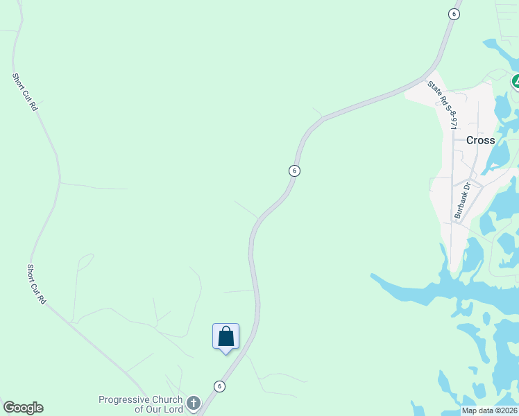 map of restaurants, bars, coffee shops, grocery stores, and more near 1681 Ranger Drive in Cross