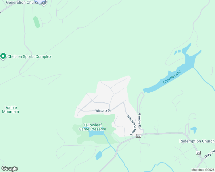 map of restaurants, bars, coffee shops, grocery stores, and more near 112 Weeping Willow Drive in Chelsea