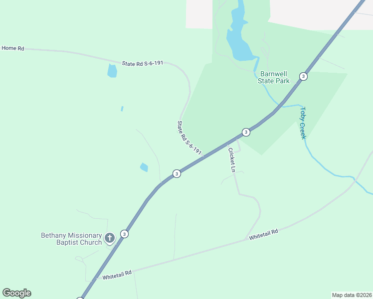 map of restaurants, bars, coffee shops, grocery stores, and more near 133 Pleasant Home Road in Blackville