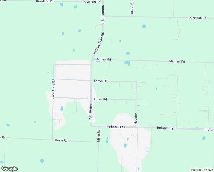 map of restaurants, bars, coffee shops, grocery stores, and more near 8790 Lamar Street in Sanger