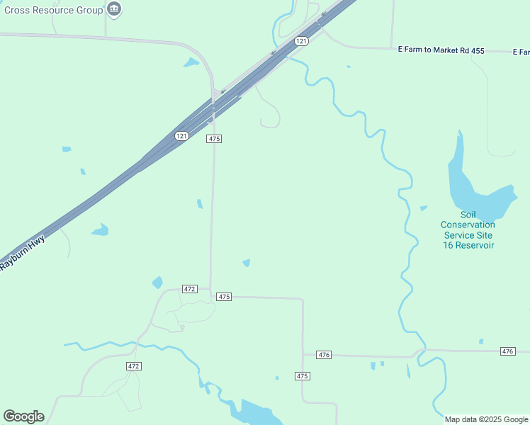 map of restaurants, bars, coffee shops, grocery stores, and more near 11316 County Road 475 in Anna