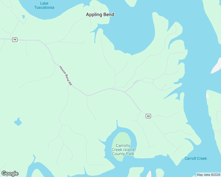 map of restaurants, bars, coffee shops, grocery stores, and more near 10377 House Bend Road in Northport