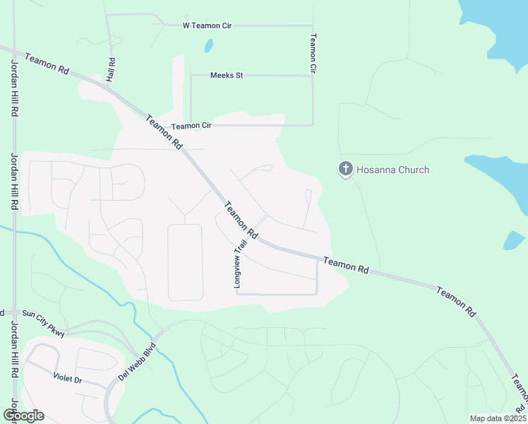 map of restaurants, bars, coffee shops, grocery stores, and more near Yorkshire Drive in Spalding County