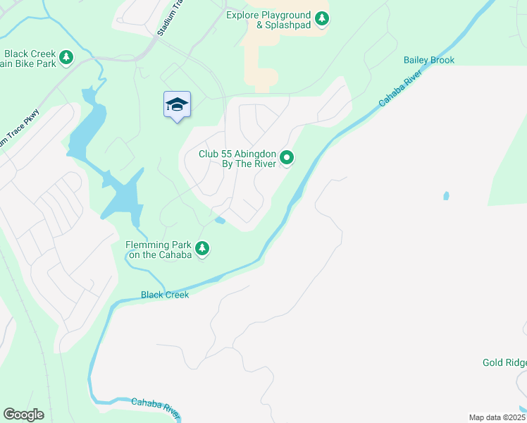 map of restaurants, bars, coffee shops, grocery stores, and more near 67 Overhill Road in Montevallo