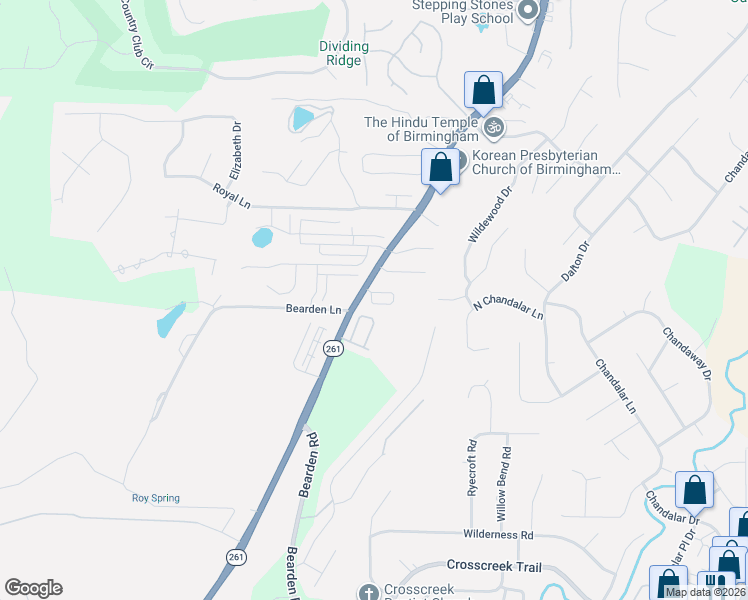 map of restaurants, bars, coffee shops, grocery stores, and more near 146 Sommersby Circle in Pelham