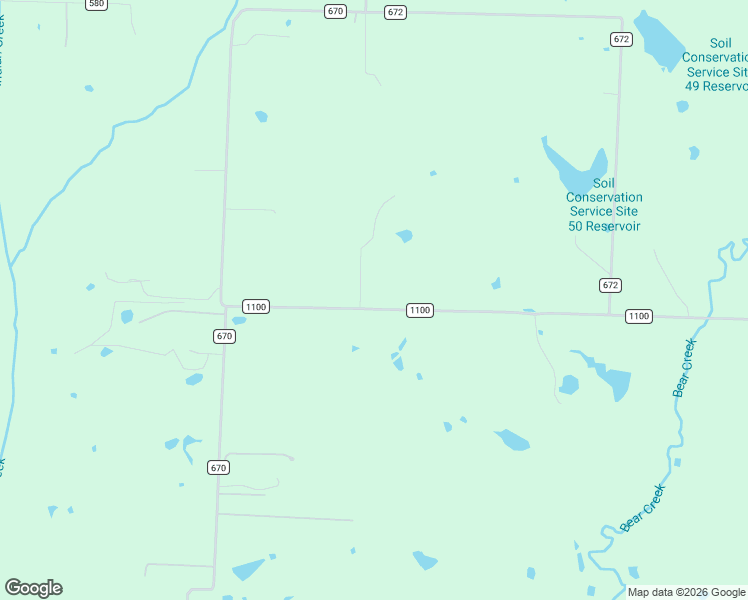 map of restaurants, bars, coffee shops, grocery stores, and more near 15039 County Road 1100 in Blue Ridge