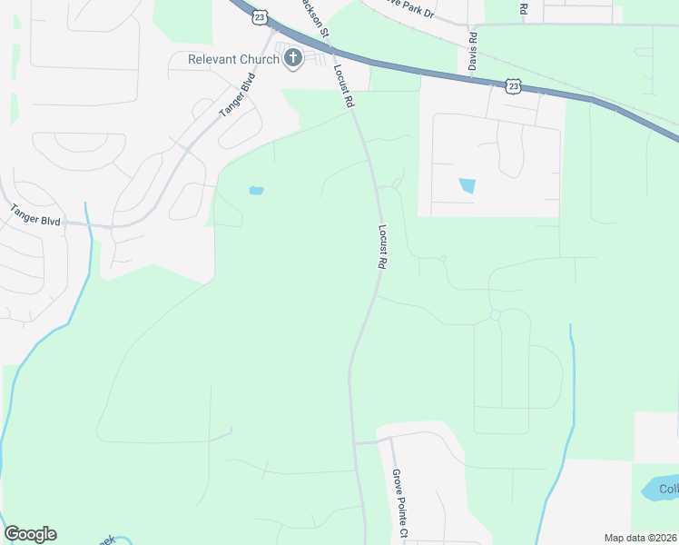 map of restaurants, bars, coffee shops, grocery stores, and more near 330 Locust Road in Locust Grove