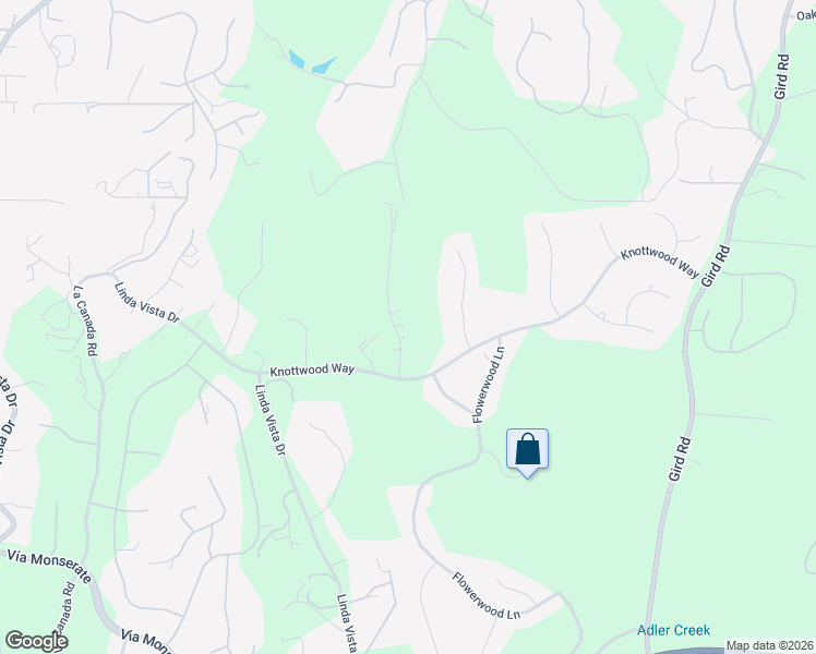 map of restaurants, bars, coffee shops, grocery stores, and more near 3664 Genista Place in Fallbrook