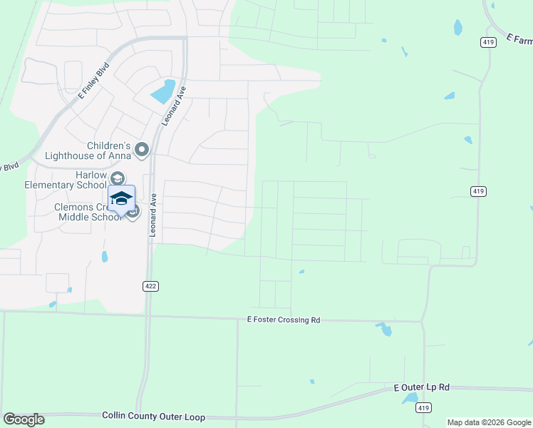 map of restaurants, bars, coffee shops, grocery stores, and more near 3216 La Paloma Drive in Anna
