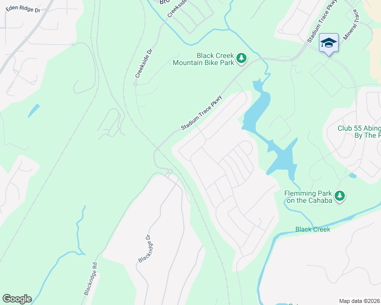 map of restaurants, bars, coffee shops, grocery stores, and more near 1545 Wilborn Run in Hoover