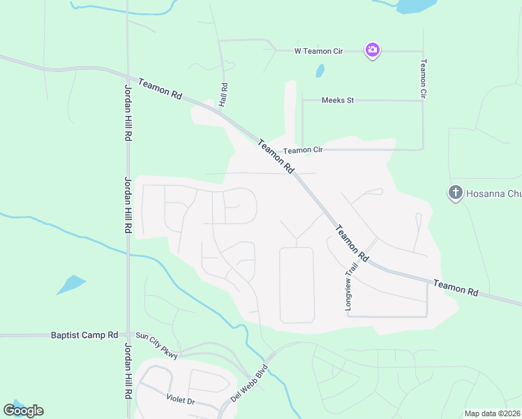 map of restaurants, bars, coffee shops, grocery stores, and more near 104 Whitney Lane in Griffin