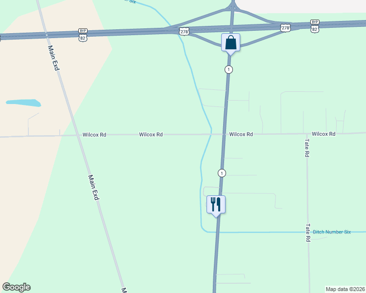 map of restaurants, bars, coffee shops, grocery stores, and more near 717 Wilcox Road in Greenville