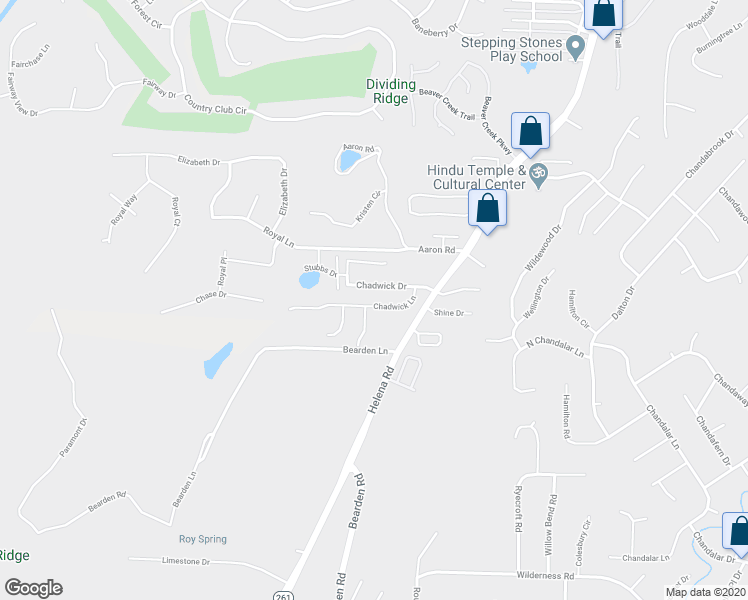 map of restaurants, bars, coffee shops, grocery stores, and more near 222 Chadwick Lane in Helena