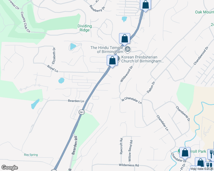 map of restaurants, bars, coffee shops, grocery stores, and more near 113 Amanda Place in Pelham