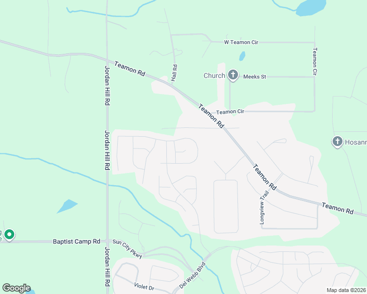 map of restaurants, bars, coffee shops, grocery stores, and more near 150 Little Gem Court in Griffin