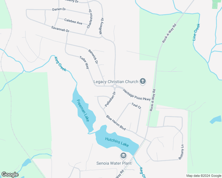 map of restaurants, bars, coffee shops, grocery stores, and more near 10 Tudor Way in Senoia