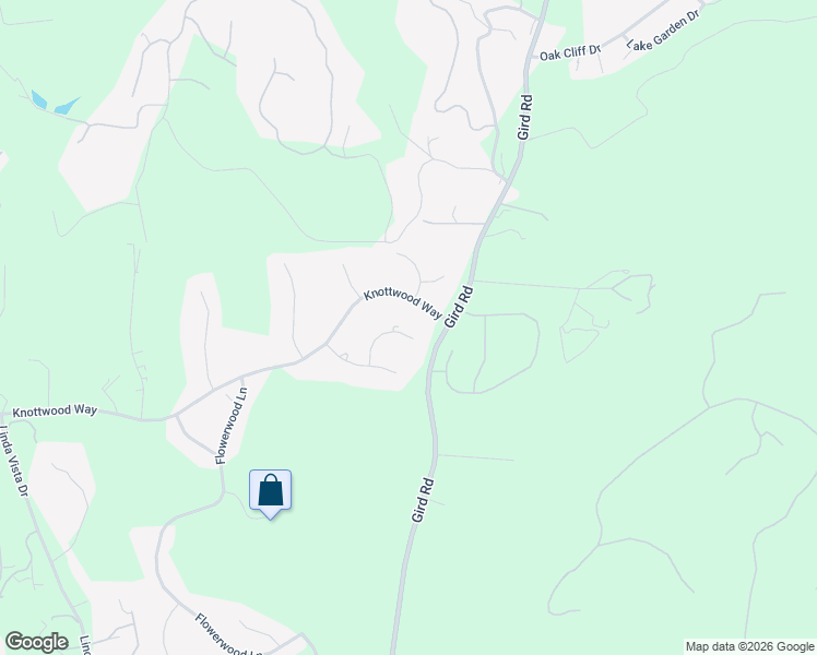 map of restaurants, bars, coffee shops, grocery stores, and more near 3170 Larkwood Court in Fallbrook