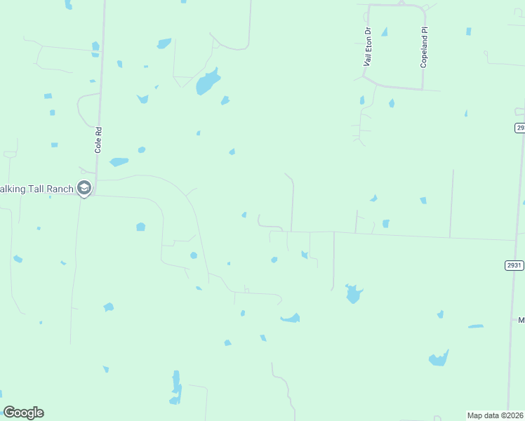 map of restaurants, bars, coffee shops, grocery stores, and more near 12198 Bell Road in Pilot Point