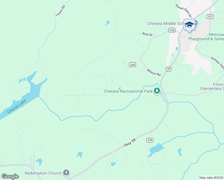 map of restaurants, bars, coffee shops, grocery stores, and more near 715 County Road 338 in Chelsea