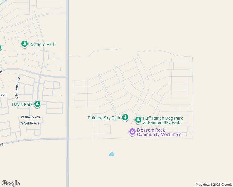 map of restaurants, bars, coffee shops, grocery stores, and more near 973 Treasure Trail in Apache Junction