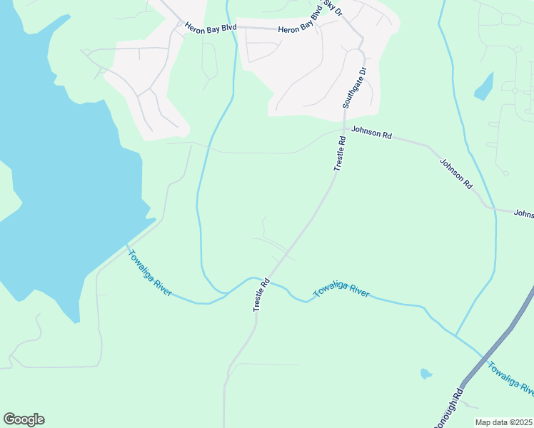map of restaurants, bars, coffee shops, grocery stores, and more near 1363 Trestle Road in Locust Grove