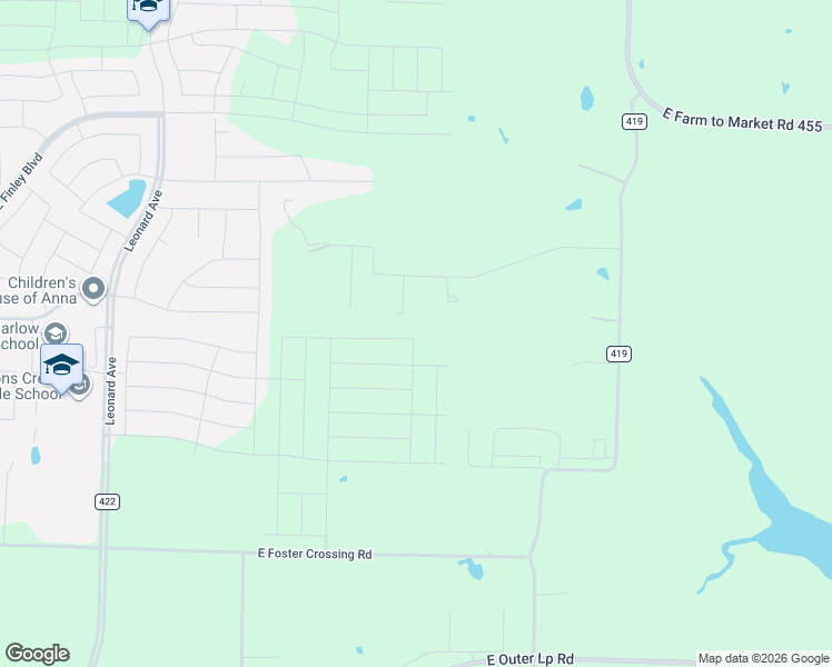 map of restaurants, bars, coffee shops, grocery stores, and more near 1733 Shenandoah Trail in Anna