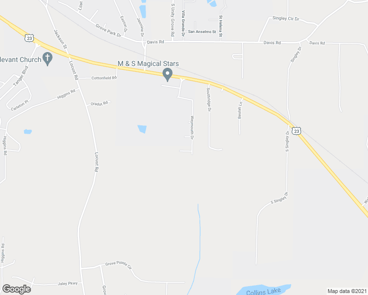 map of restaurants, bars, coffee shops, grocery stores, and more near 500 Mullen Court in Locust Grove