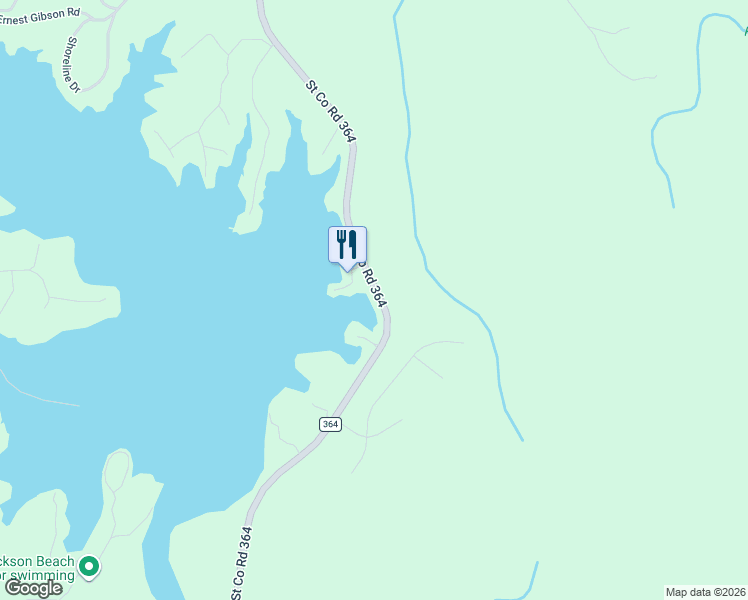 map of restaurants, bars, coffee shops, grocery stores, and more near 8810 Jackson Lake Road in Monticello