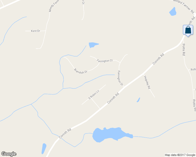 map of restaurants, bars, coffee shops, grocery stores, and more near 46 Brandish Drive in Newnan
