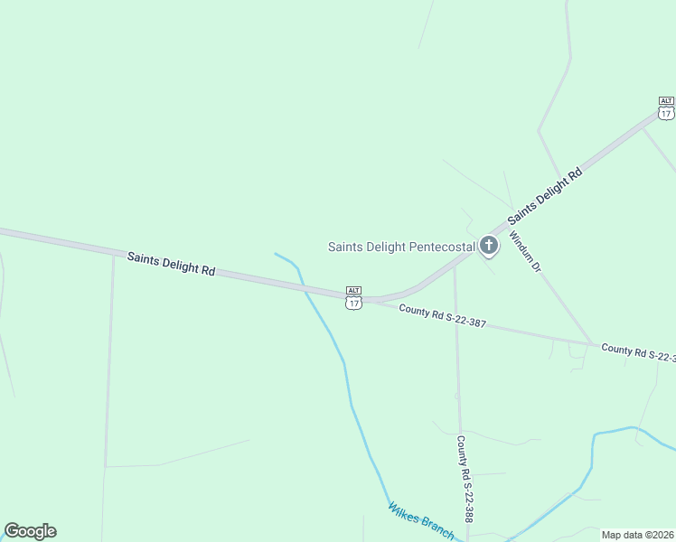 map of restaurants, bars, coffee shops, grocery stores, and more near 8726 Saints Delight Road in Andrews