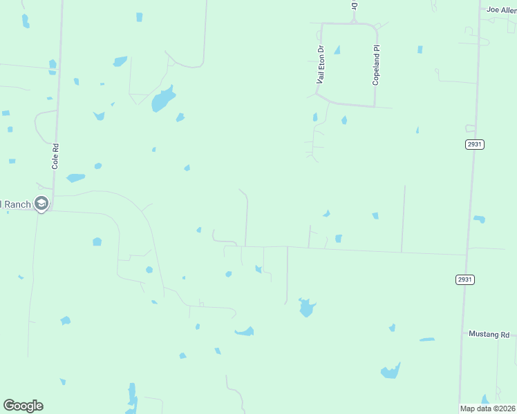 map of restaurants, bars, coffee shops, grocery stores, and more near 12070 Bell Road in Pilot Point