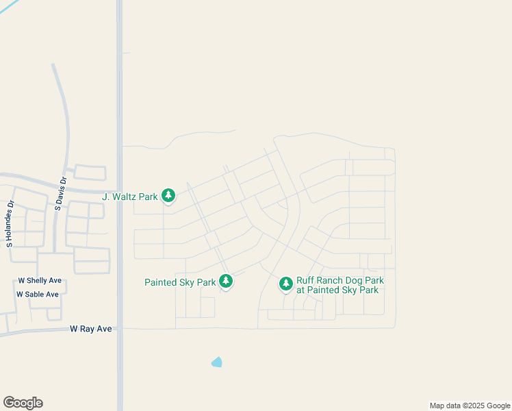 map of restaurants, bars, coffee shops, grocery stores, and more near North Ironwood Road in Apache Junction